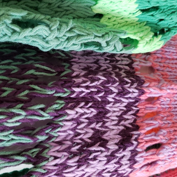 NEW! Gorgeous Colorful Gradient Knit Cardigan - Picture 12 of 14